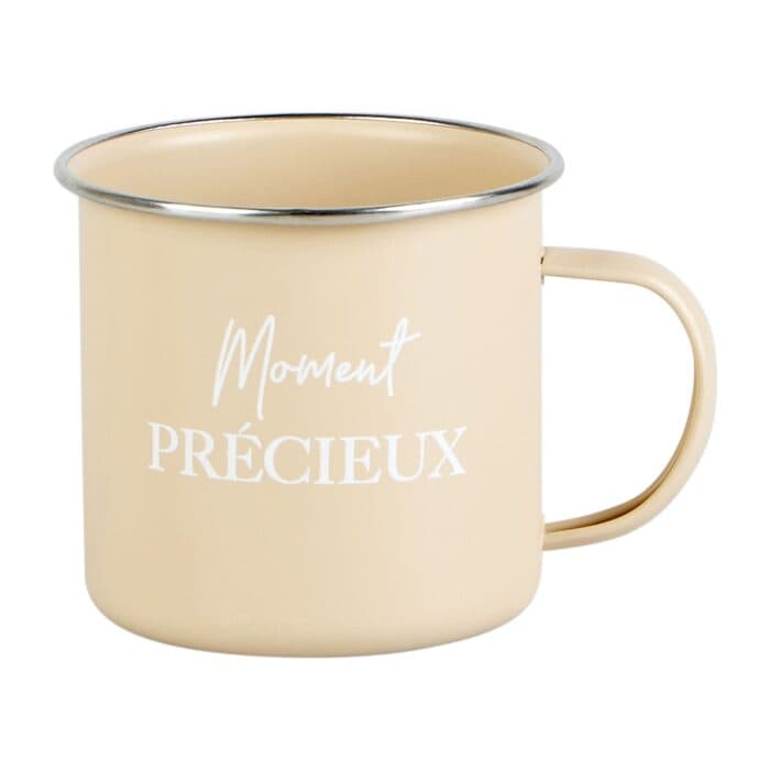 MUG 65 CL EN MÉTAL - BEIGE - Image 2