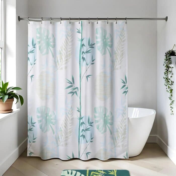 RIDEAU DE DOUCHE IMPRIMÉ 180X180 CM EN POLYESTER - Image 2