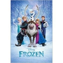 POSTER LA REINE DES NEIGES 61X91,5 CM - Image 1