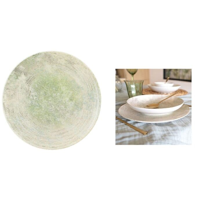 ASSIETTE PLATE 26 CM EN PORCELAINE - Image 2