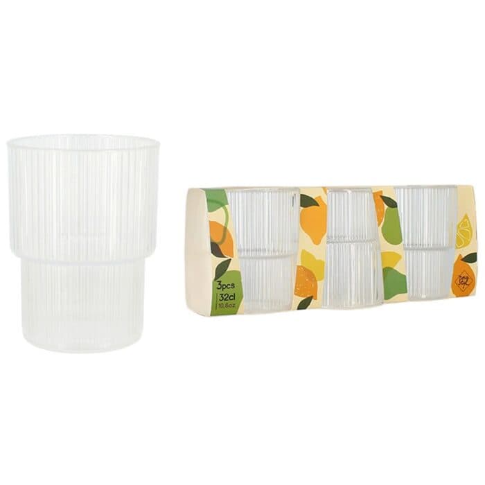 LOT DE 3 GOBELETS 32 CL EN PLASTIQUE - Image 2