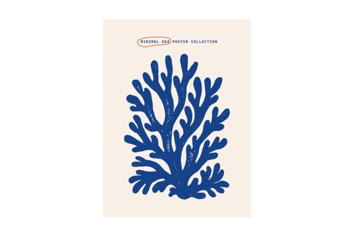 AFFICHE CORAIL 30X40 CM - Image 2