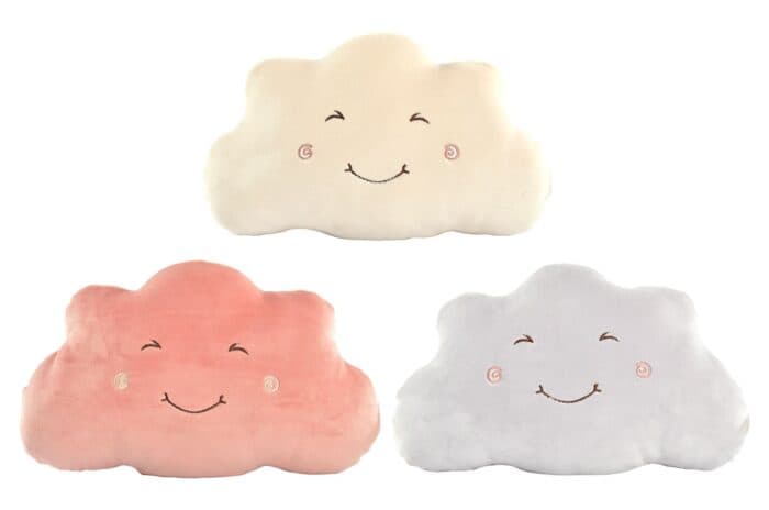 COUSSIN FORME NUAGE EN POLYESTER - BLANC - Image 2