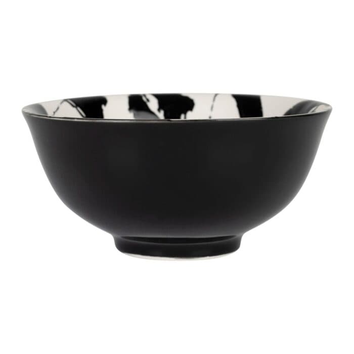BOL MOTIF FLEUR 60 CL - NOIR - Image 2
