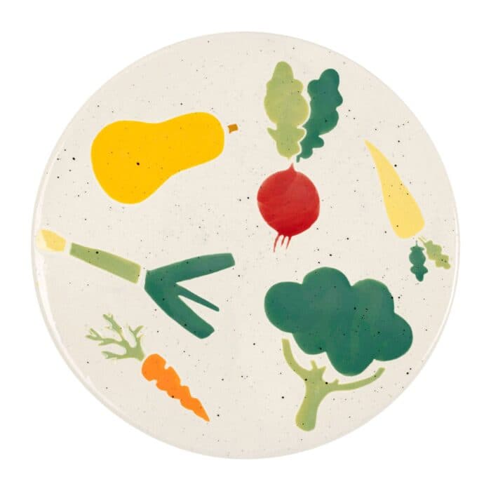 DESSOUS DE PLAT 20 CM - MOTIF LÉGUMES - Image 2