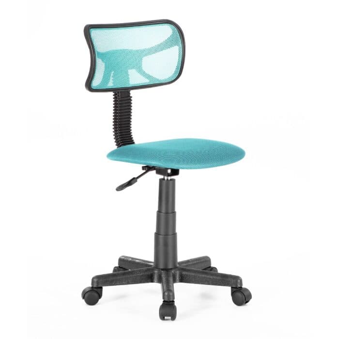 FAUTEUIL DE BUREAU EN MAILLE - NOIR ET BLEU - Image 2