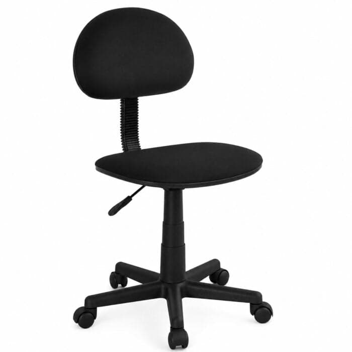 FAUTEUIL DE BUREAU EN TISSU - NOIR - Image 2