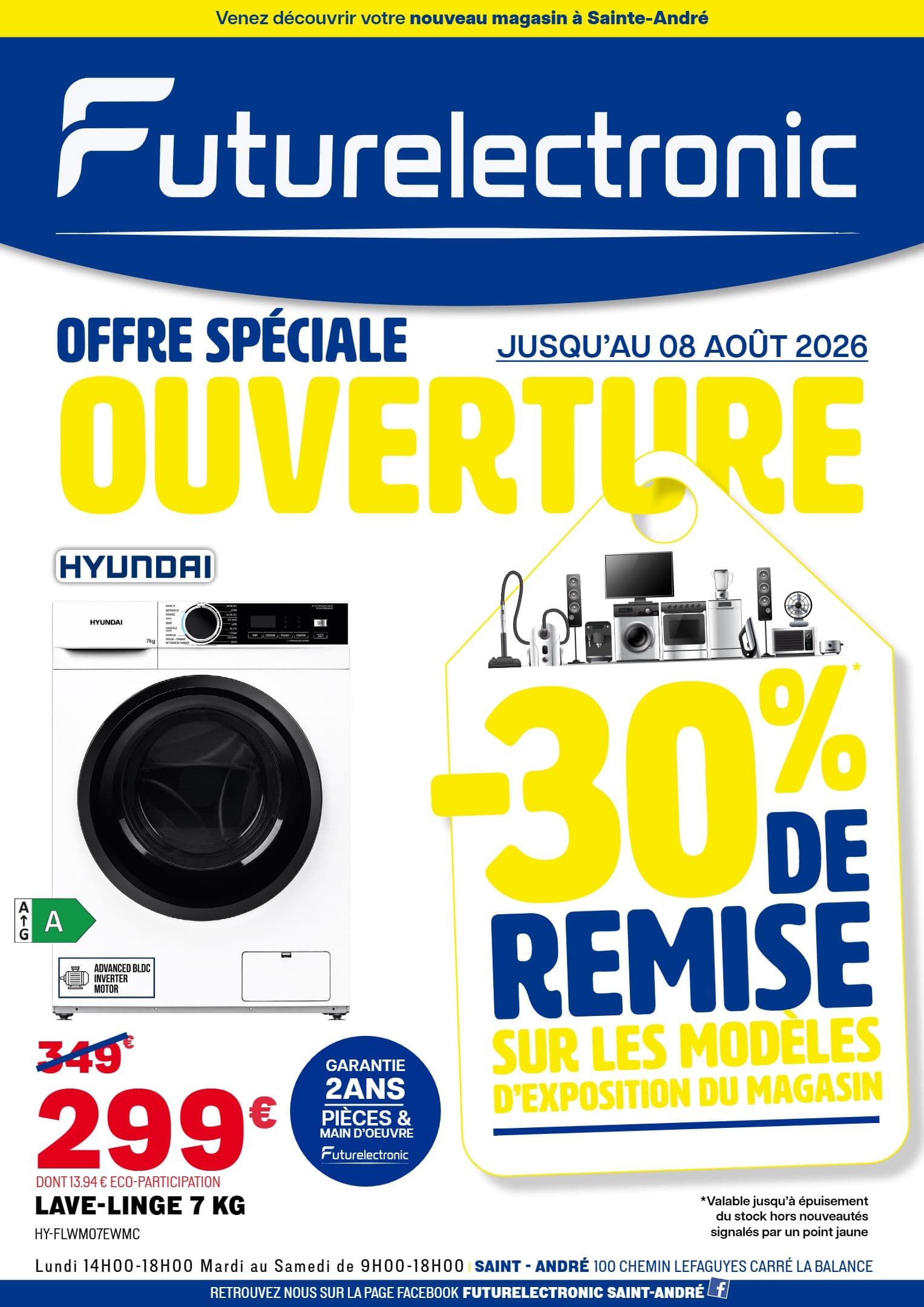 OFFRE SPÉCIALE OUVERTURE