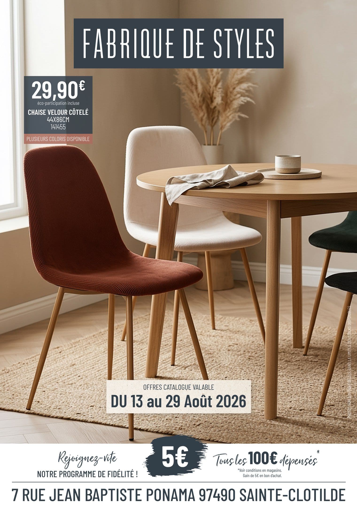 CATALOGUE AOÛT 2026