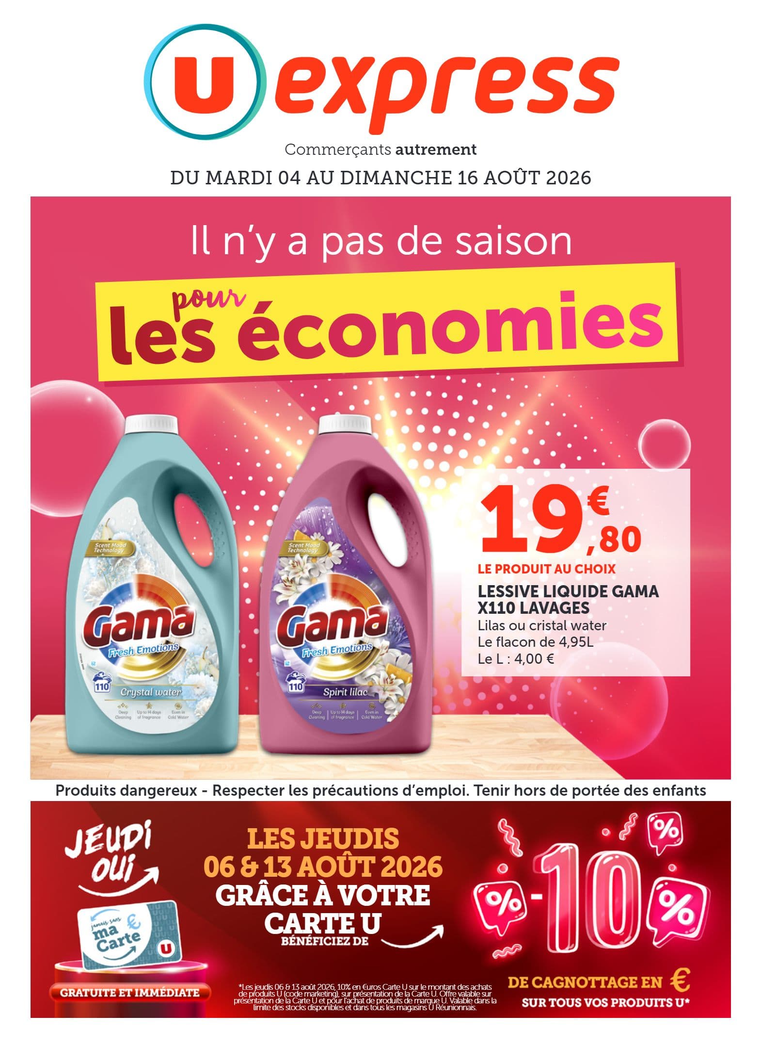 IL N'Y A PAS DE SAISON POUR LES ÉCONOMIES