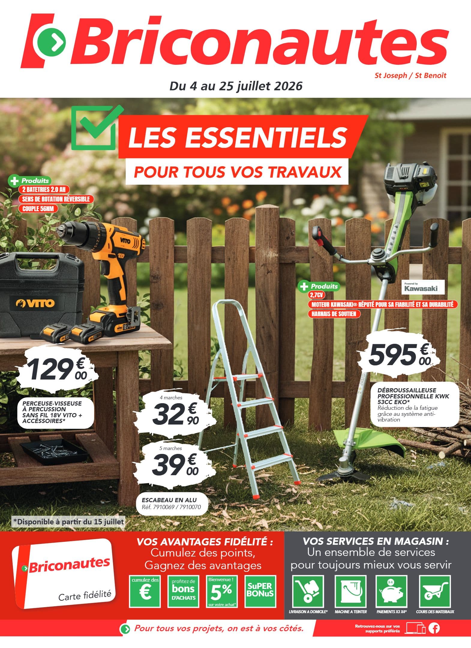 LES ESSENTIELS POUR VOS TRAVAUX