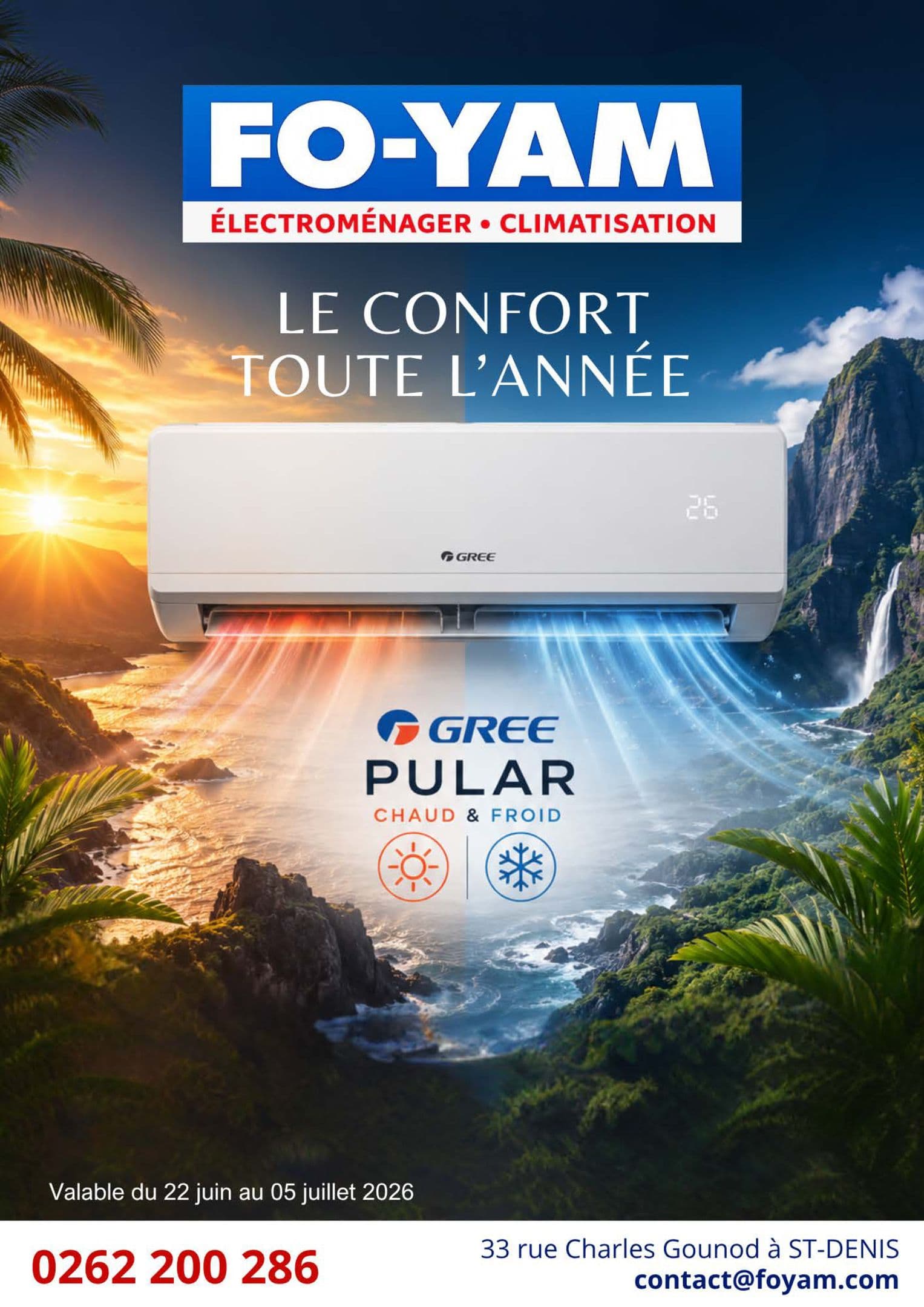 LE CONFORT TOUTE L'ANNÉE