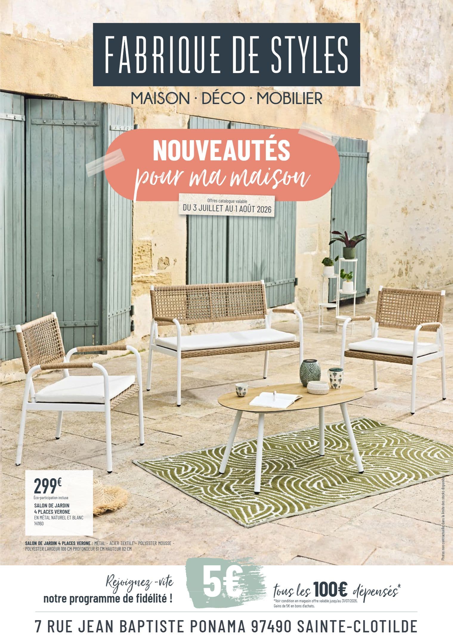 NOUVEAUTÉS POUR MA MAISON