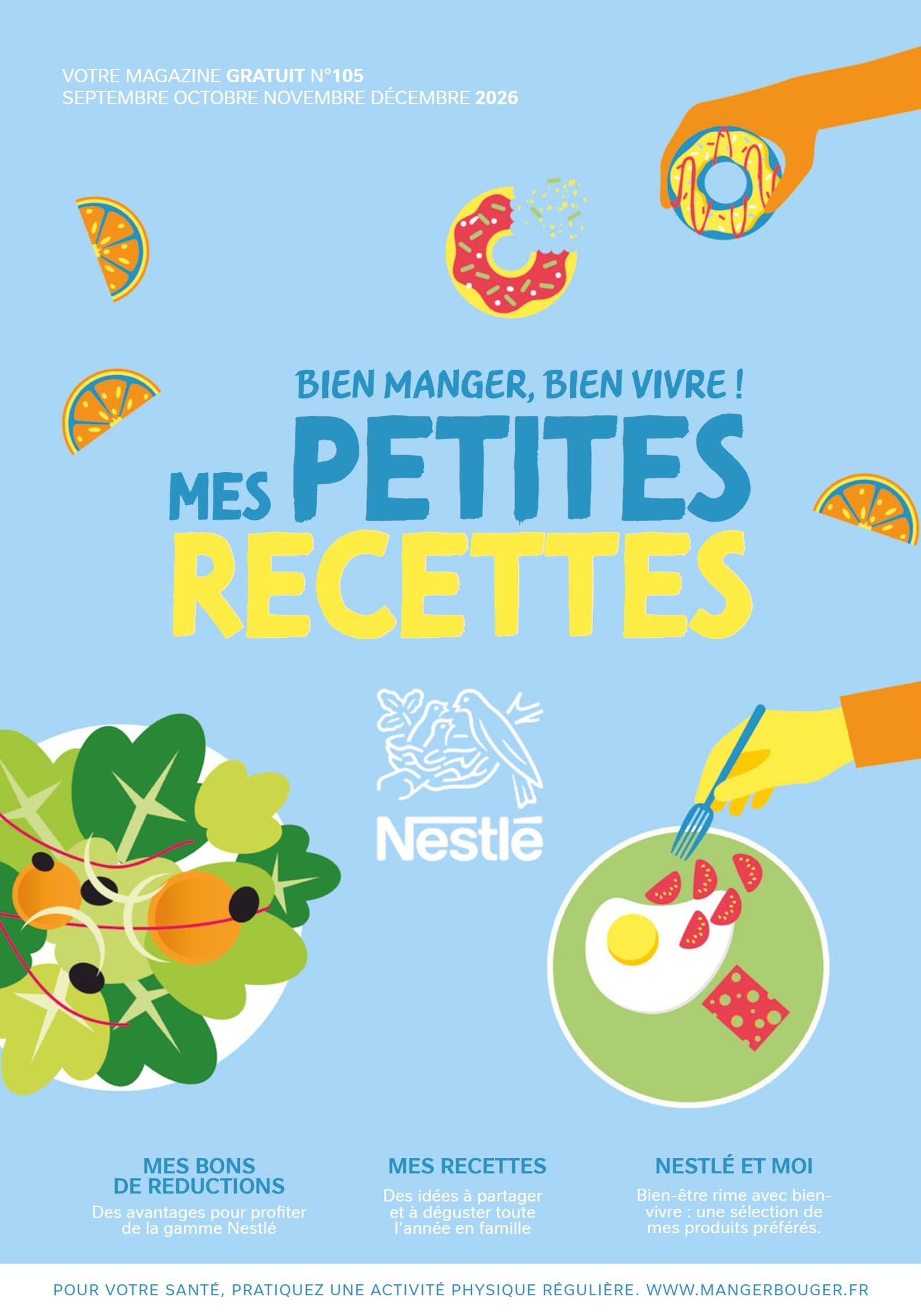 Couverture BIEN MANGER, BIEN VIVRE ! PETITES RECETTES