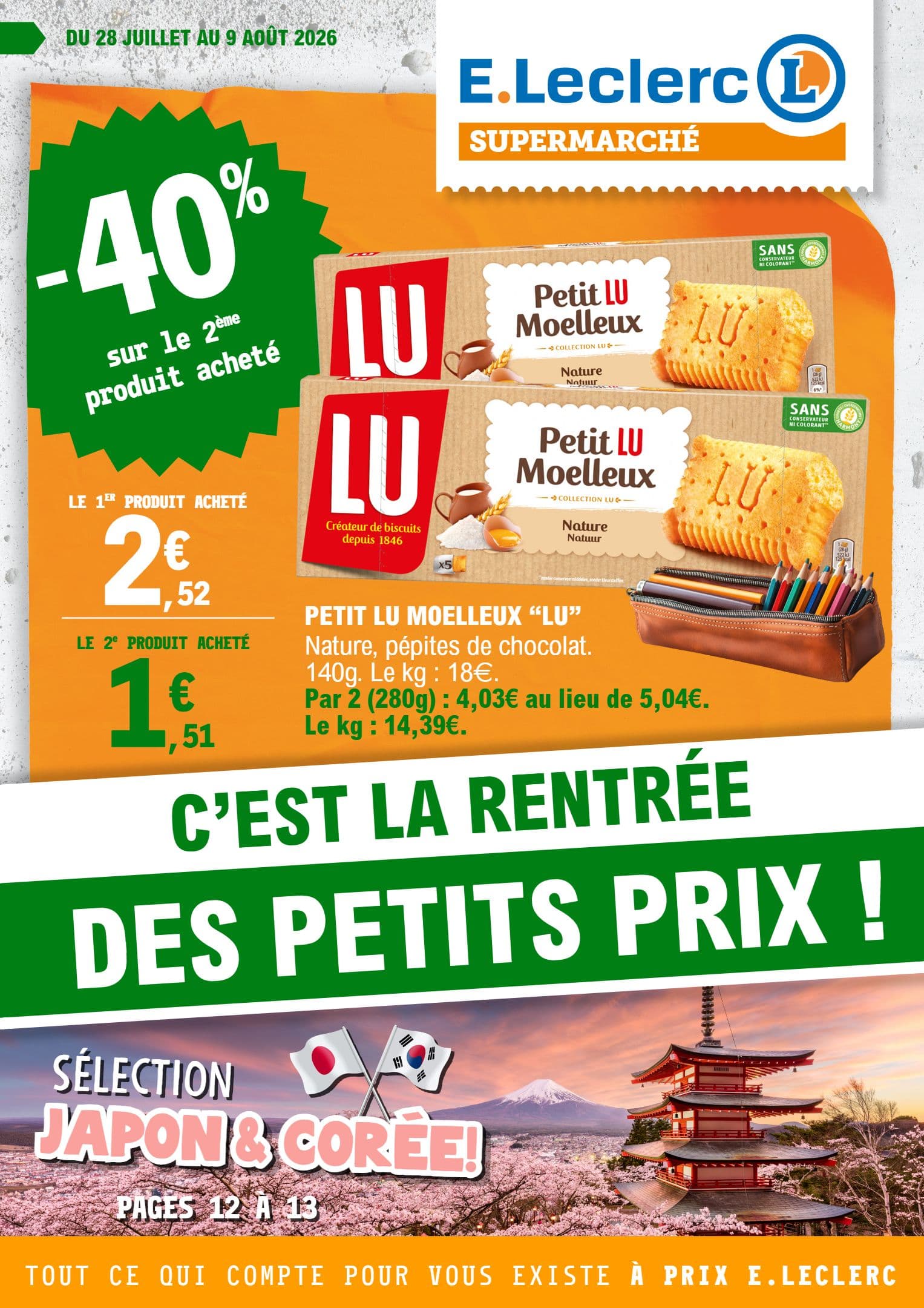C'EST LA RENTRÉE DES PETITS PRIX