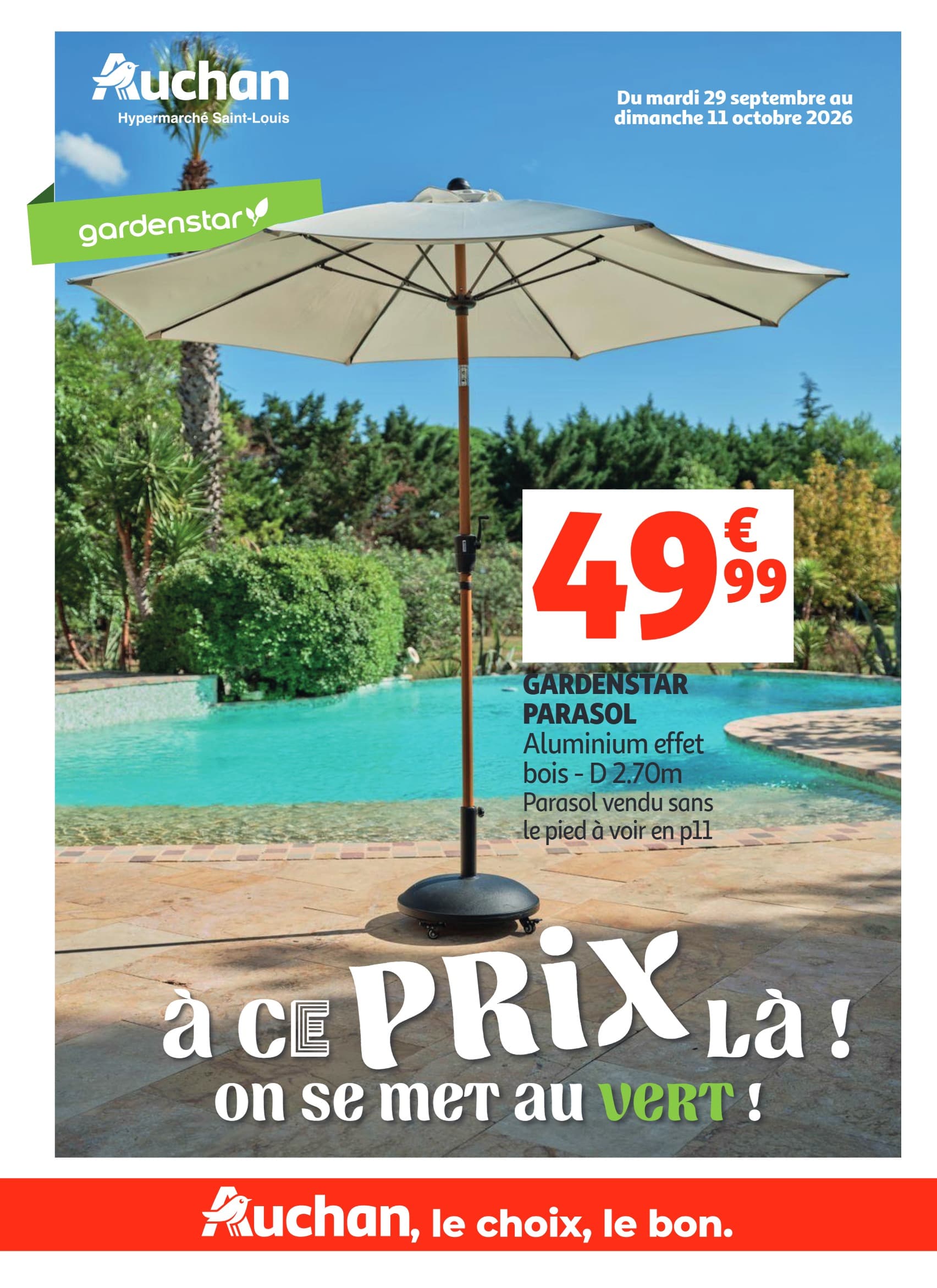 À CE PRIX LÀ ! ON SE MET AU VERT !