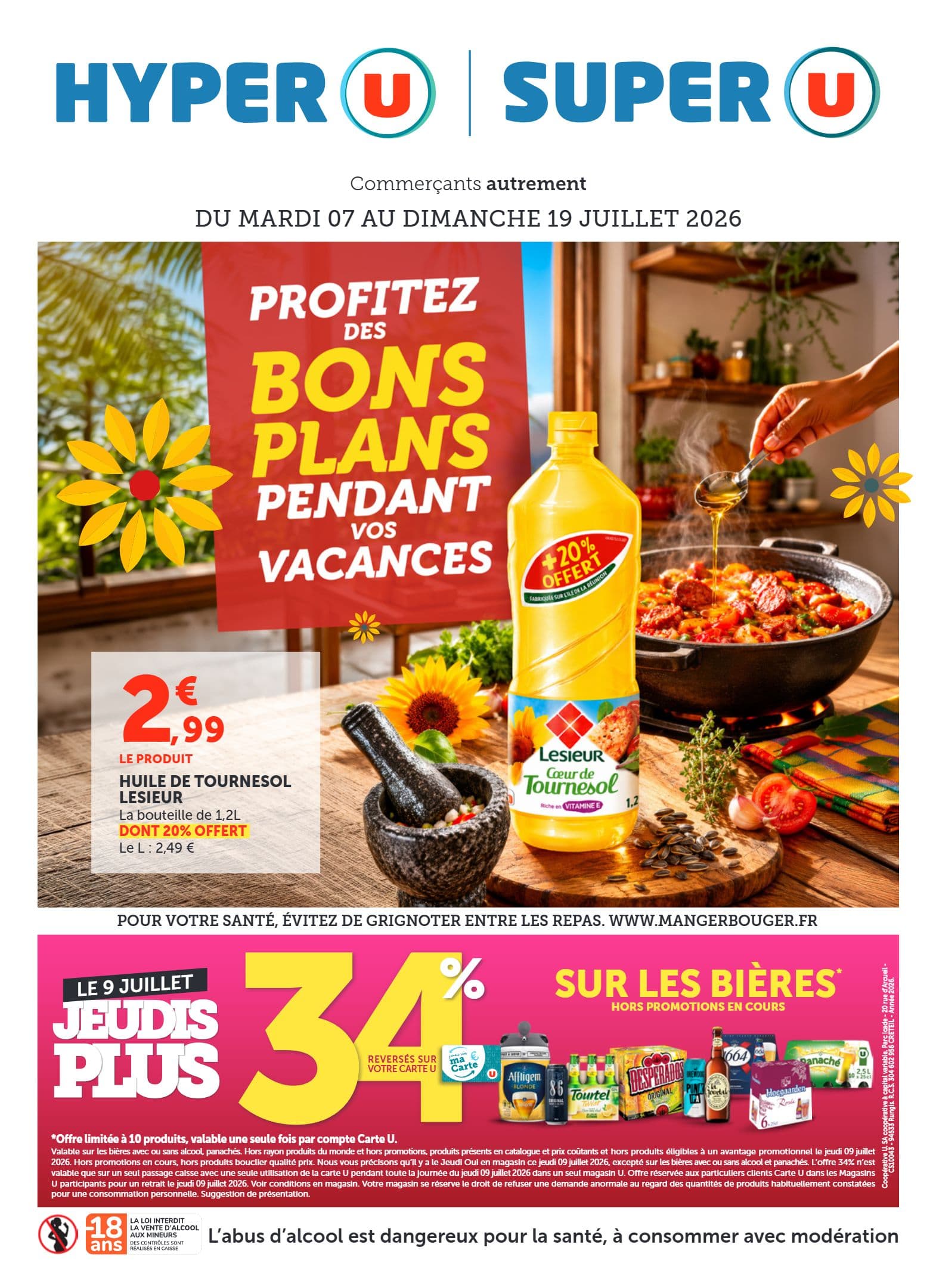  PROFITEZ DES BONS PLANS PENDANT VOS VACANCES