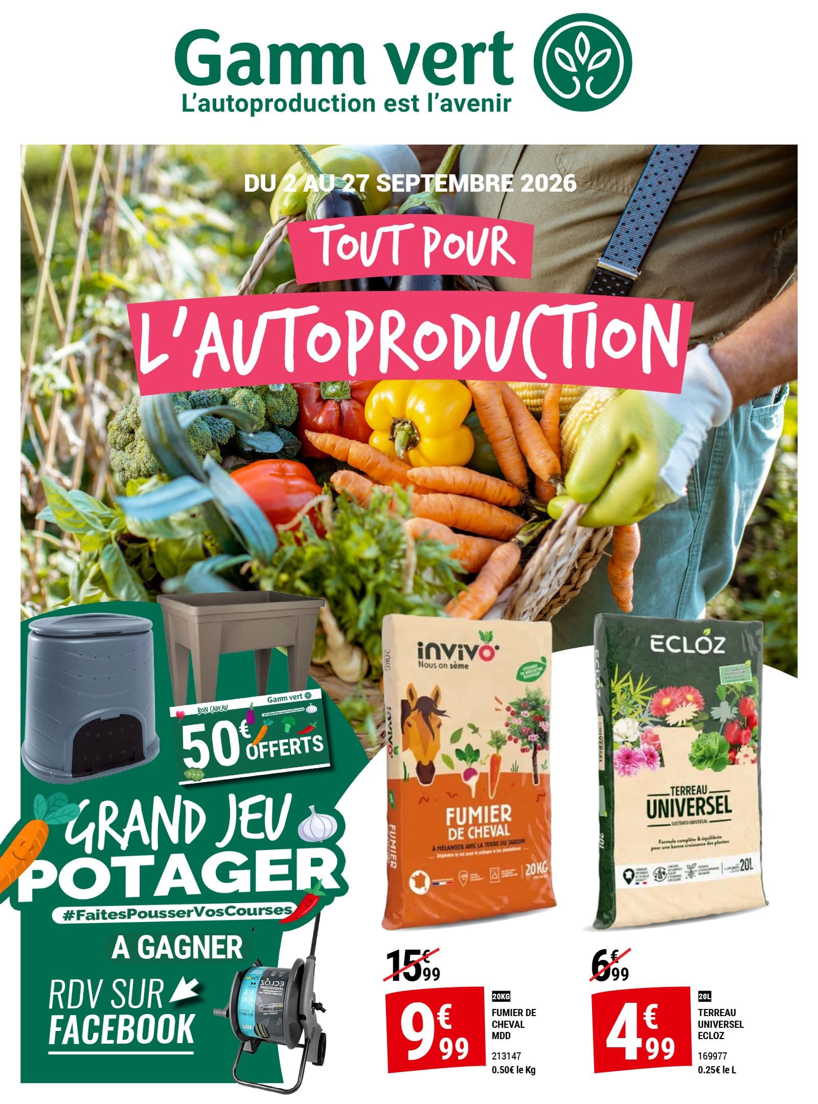 TOUT POUR L'AUTOPRODUCTION