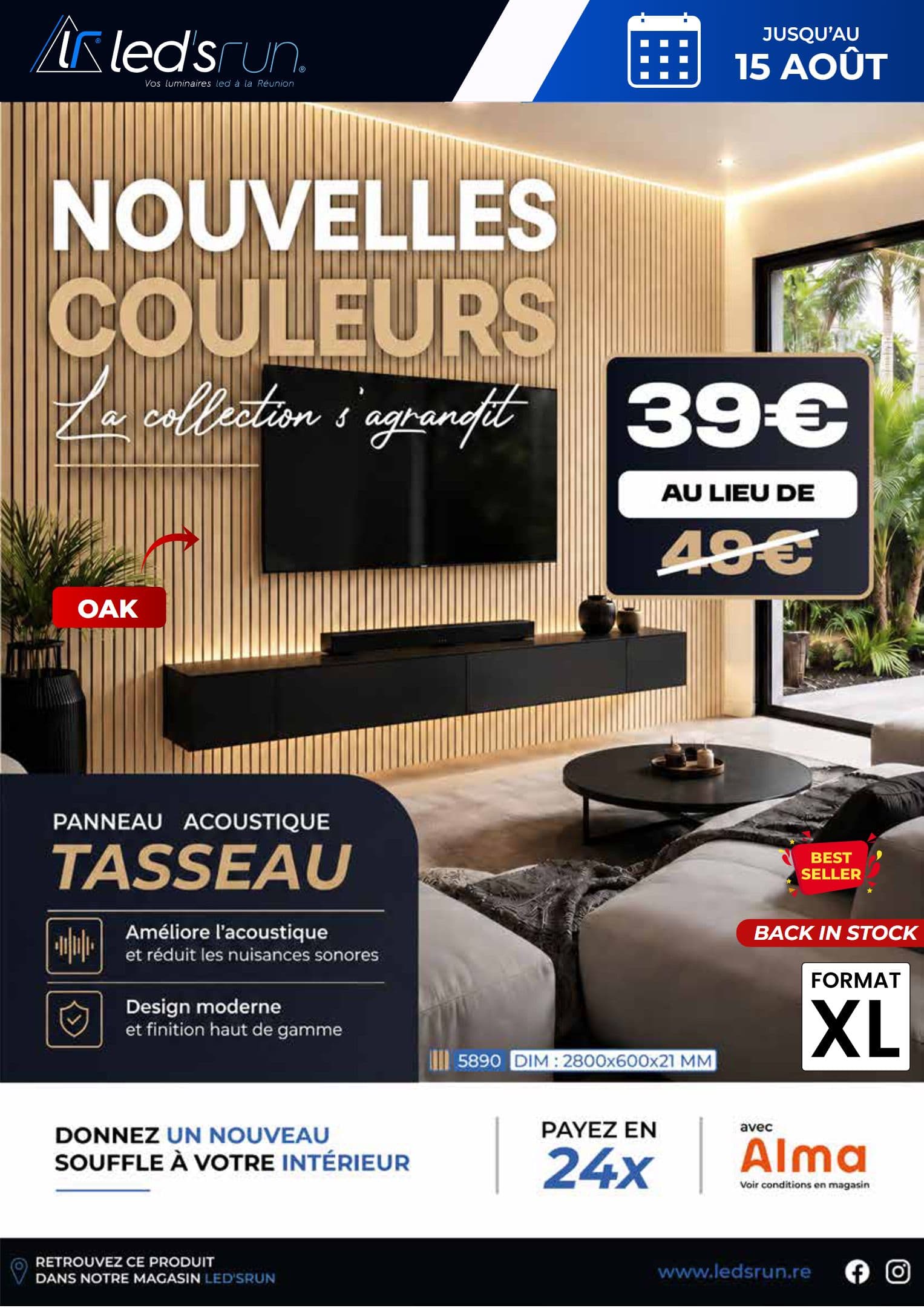 NOUVELLES COULEURS : LA COLLECTION S'AGRANDIT