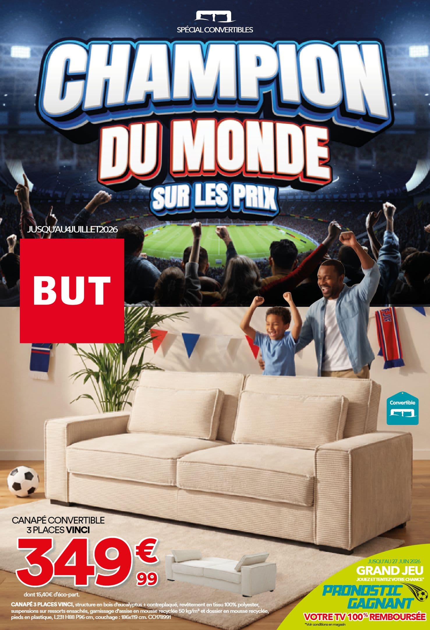 CHAMPION DU MONDE SUR LES PRIX