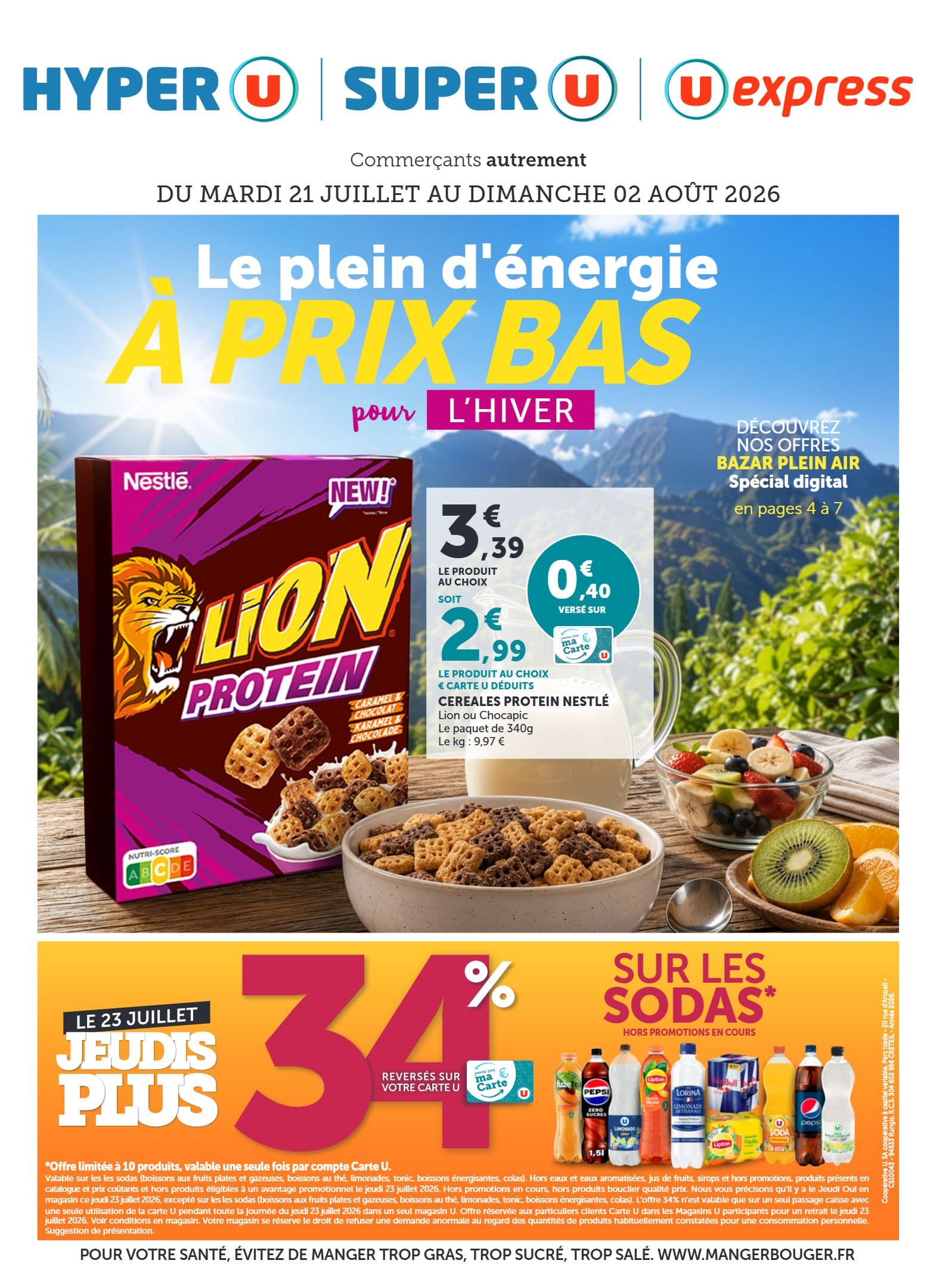 LE PLEIN D'ÉNERGIE À PRIX BAS POUR L'HIVER
