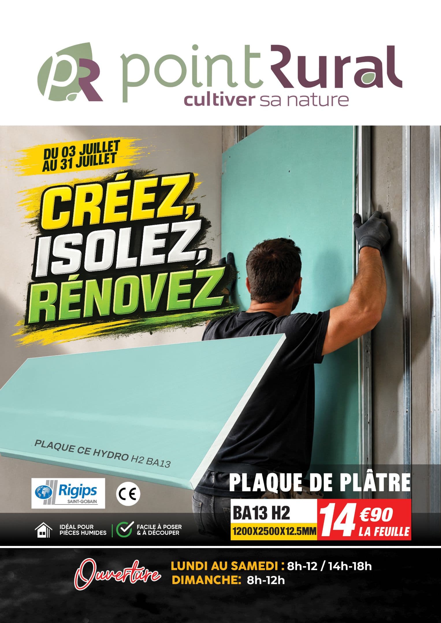 CRÉEZ, ISOLEZ, RÉNOVEZ