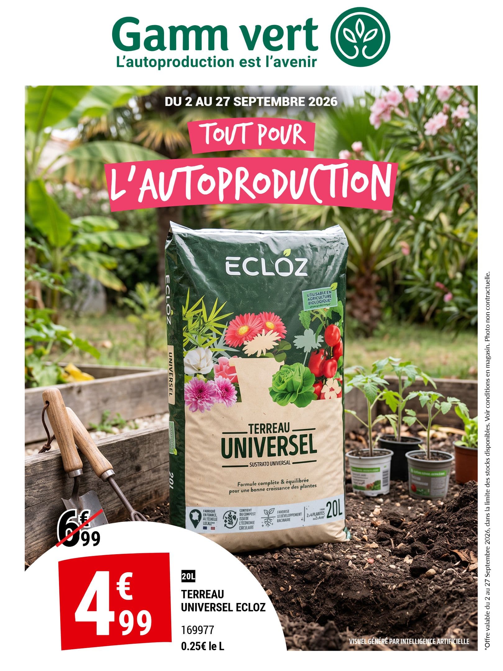 TOUT POUR L'AUTOPRODUCTION