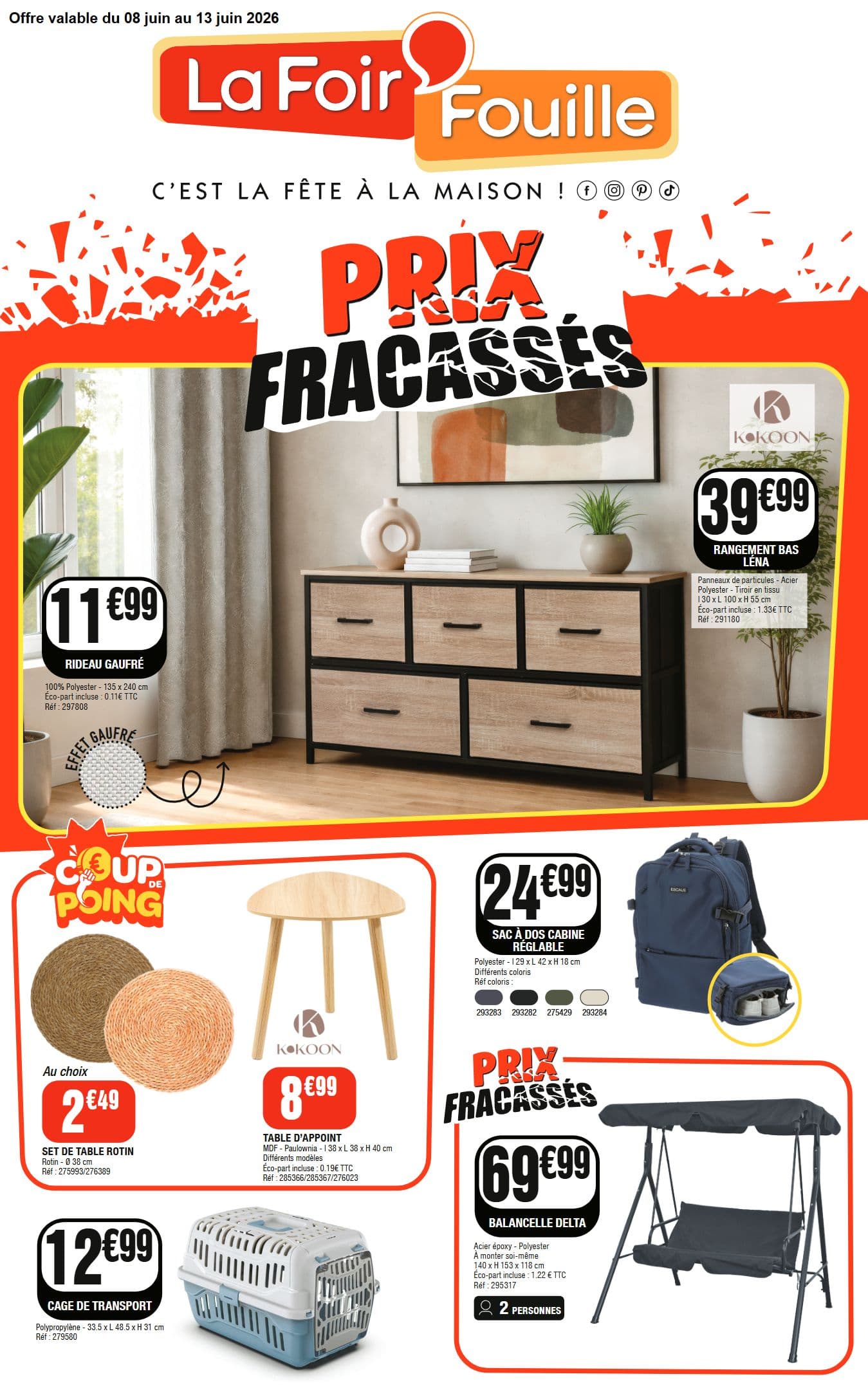 PRIX FRACASSÉS