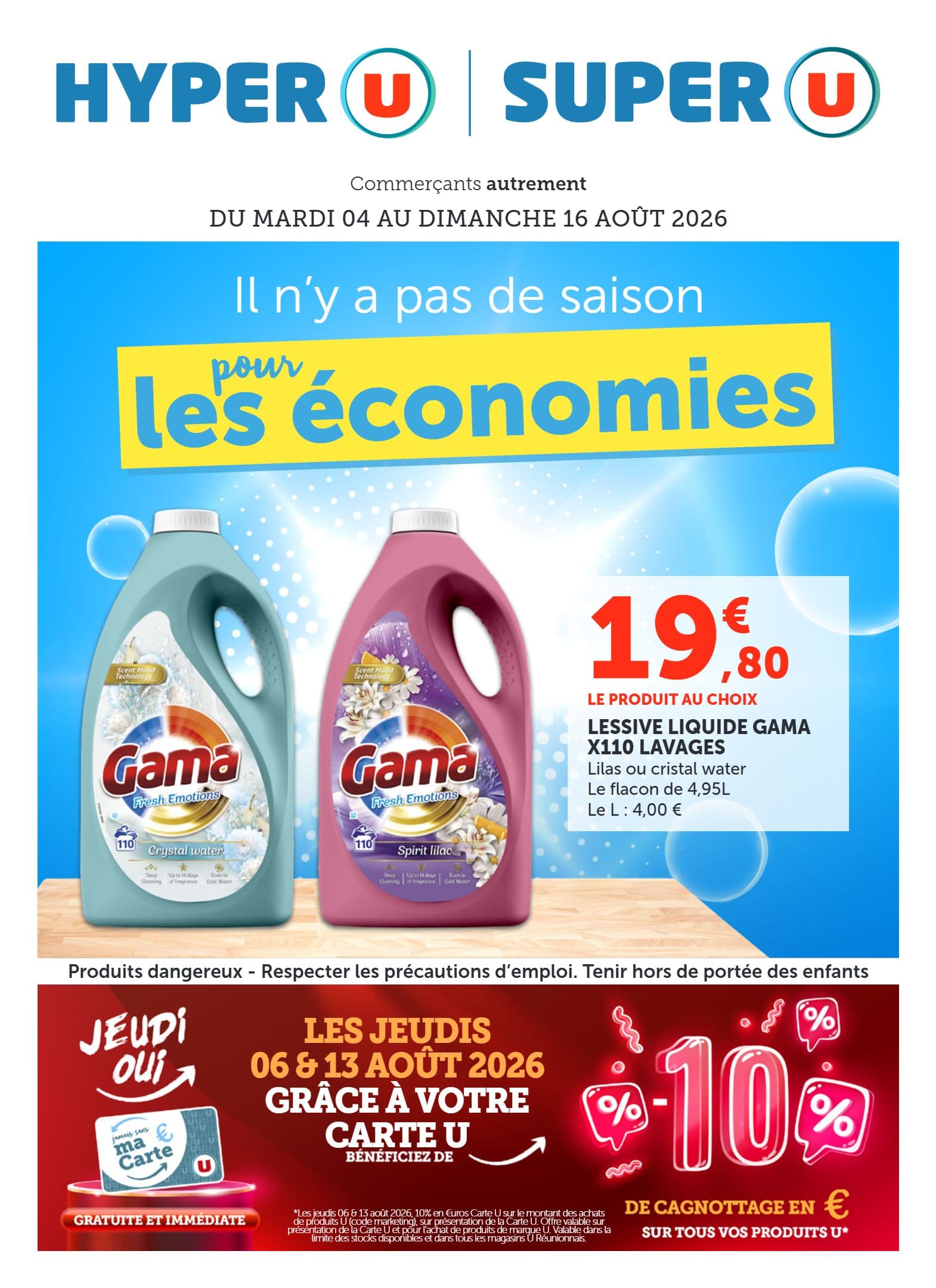 IL N'Y A PAS DE SAISON POUR LES ÉCONOMIES