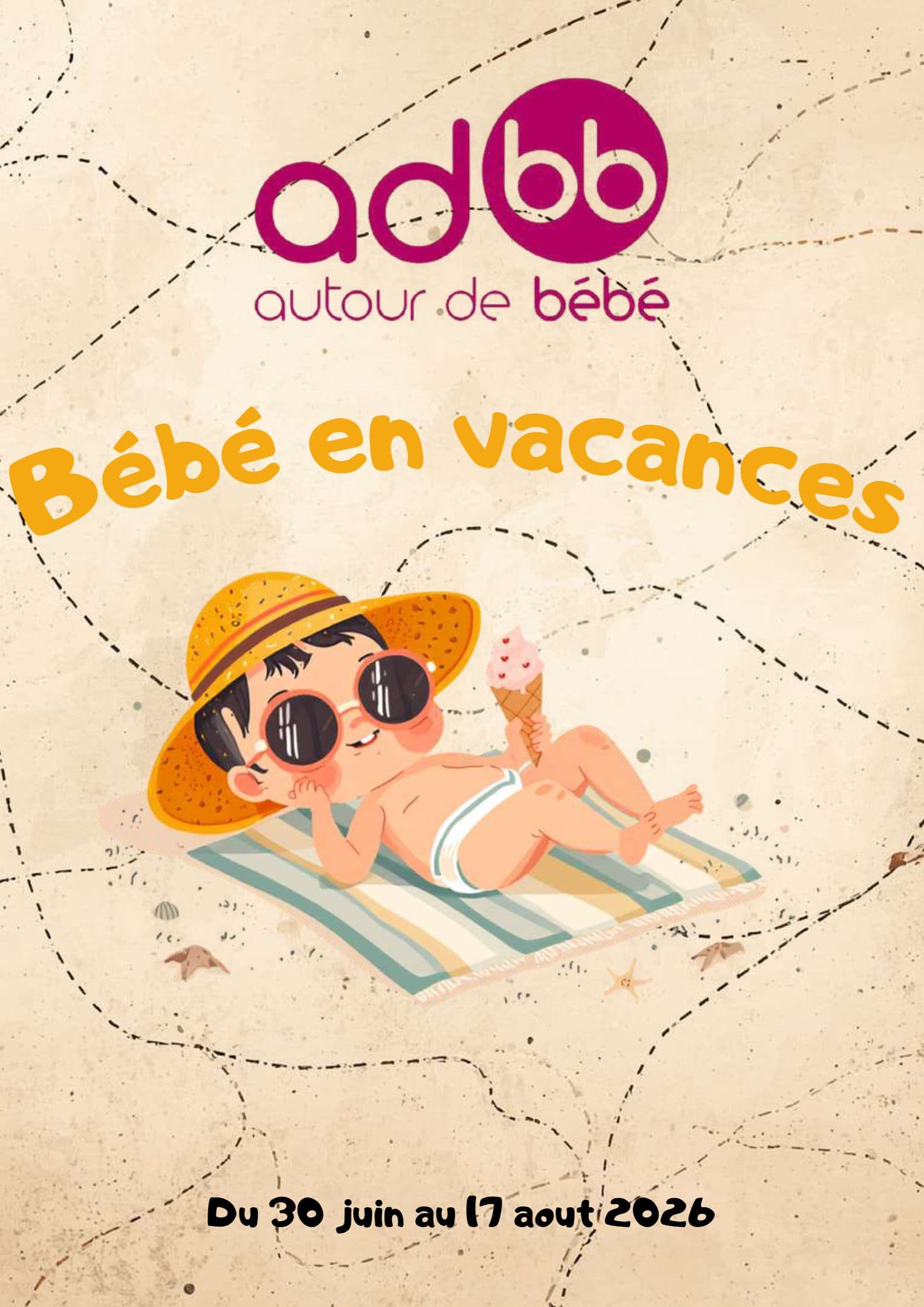 BÉBÉ EN VACANCES
