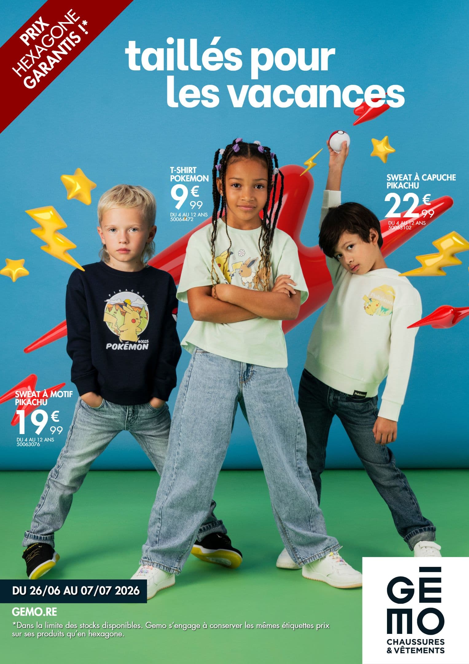 TAILLÉS POUR LES VACANCES