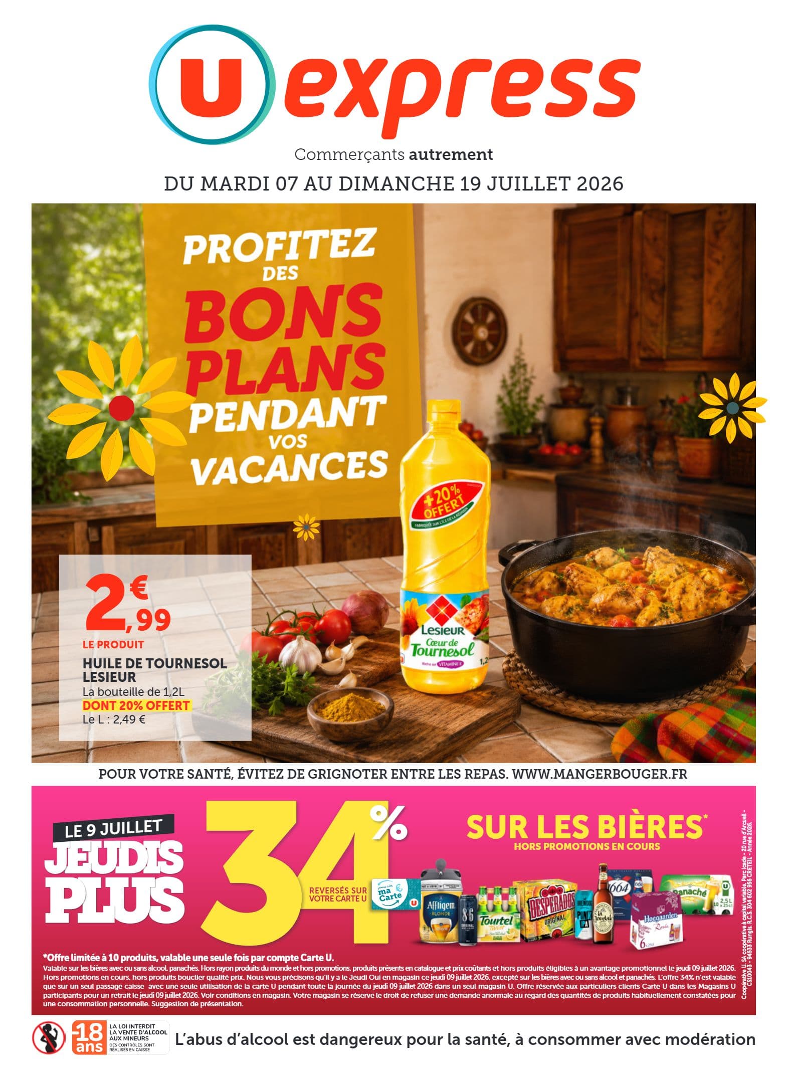 PROFITEZ DES BONS PLANS PENDANT VOS VACANCES