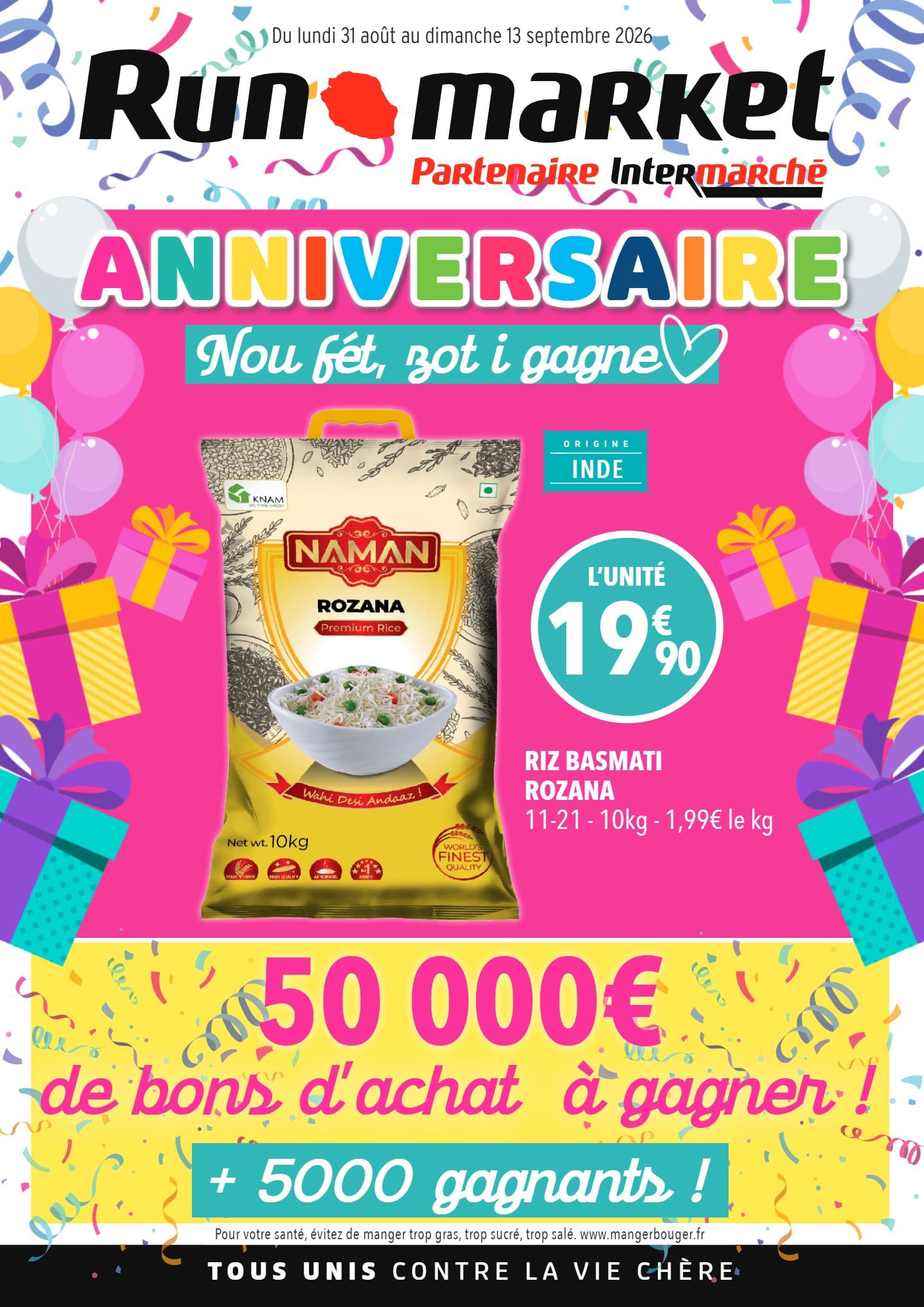 ANNIVERSAIRE - NOU FÉT, ZOT I GAGNE