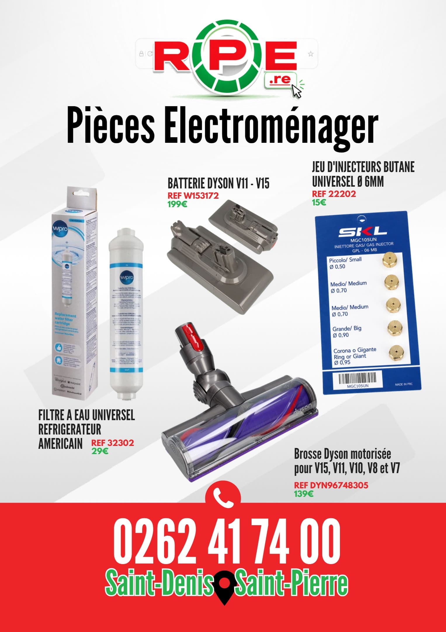 PIECES ELECTROMENAGER