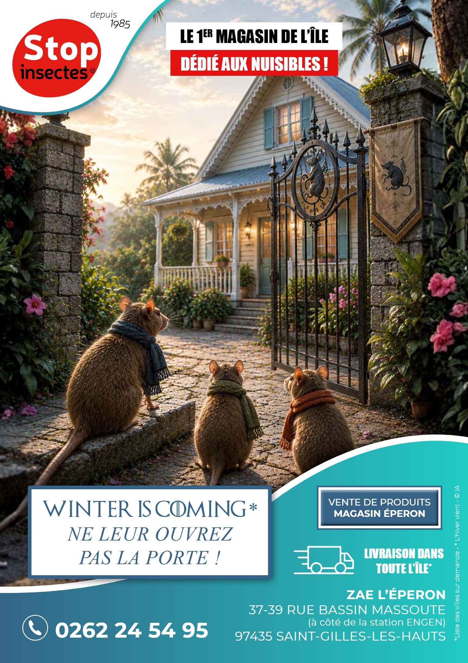 WINTER IS COMING, NE LEUR OUVREZ PAS LA PORTE !