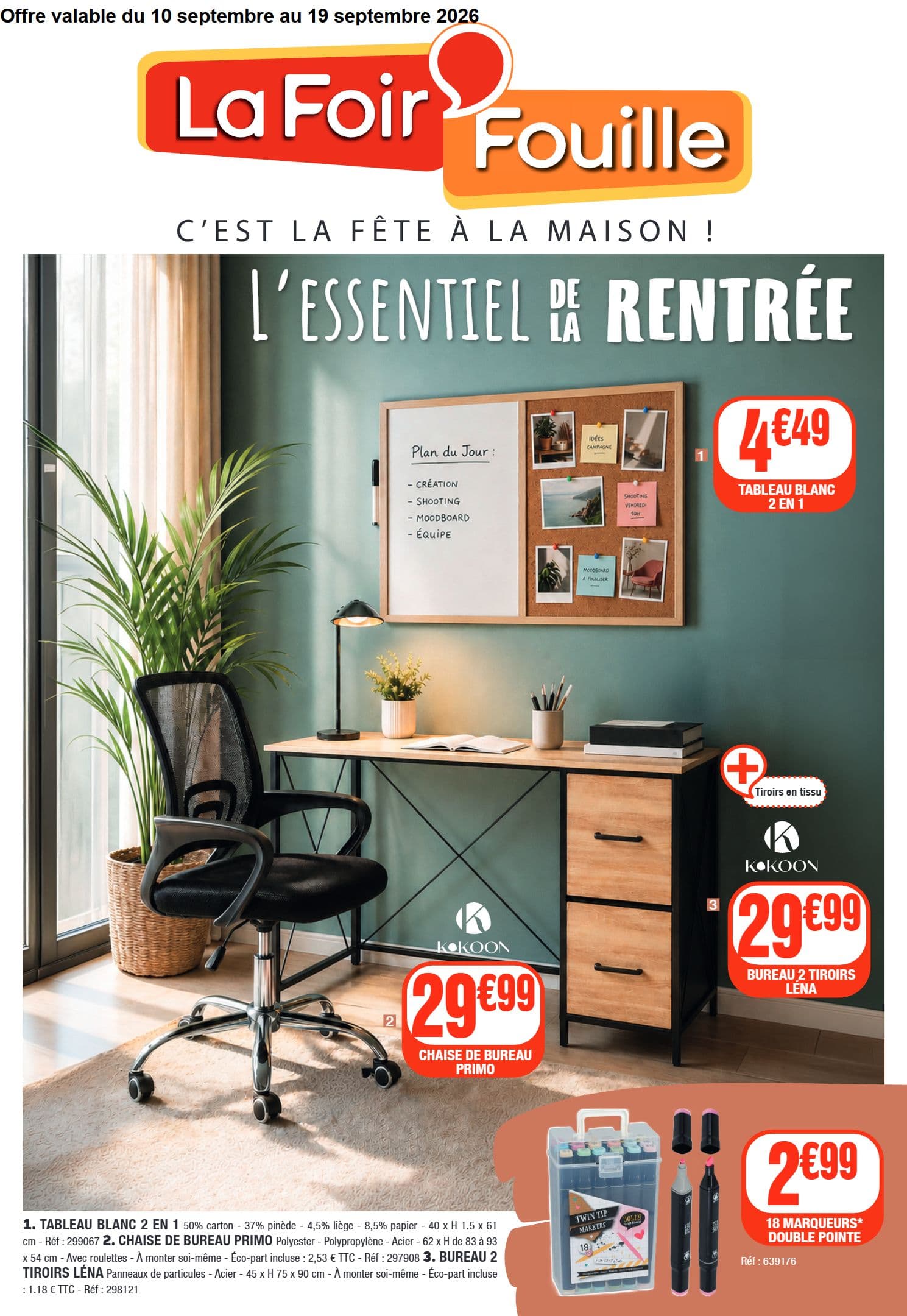 L'ESSENTIEL DE LA RENTRÉE