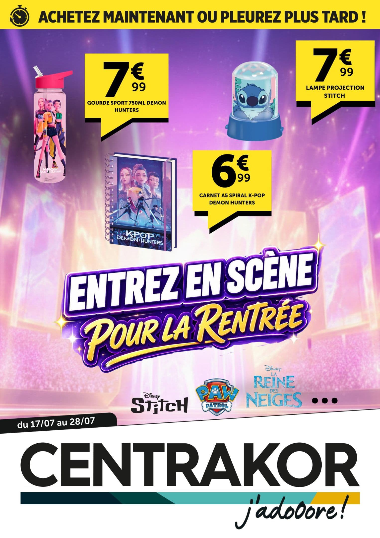 ENTREZ EN SCÈNE POUR LA RENTRÉE