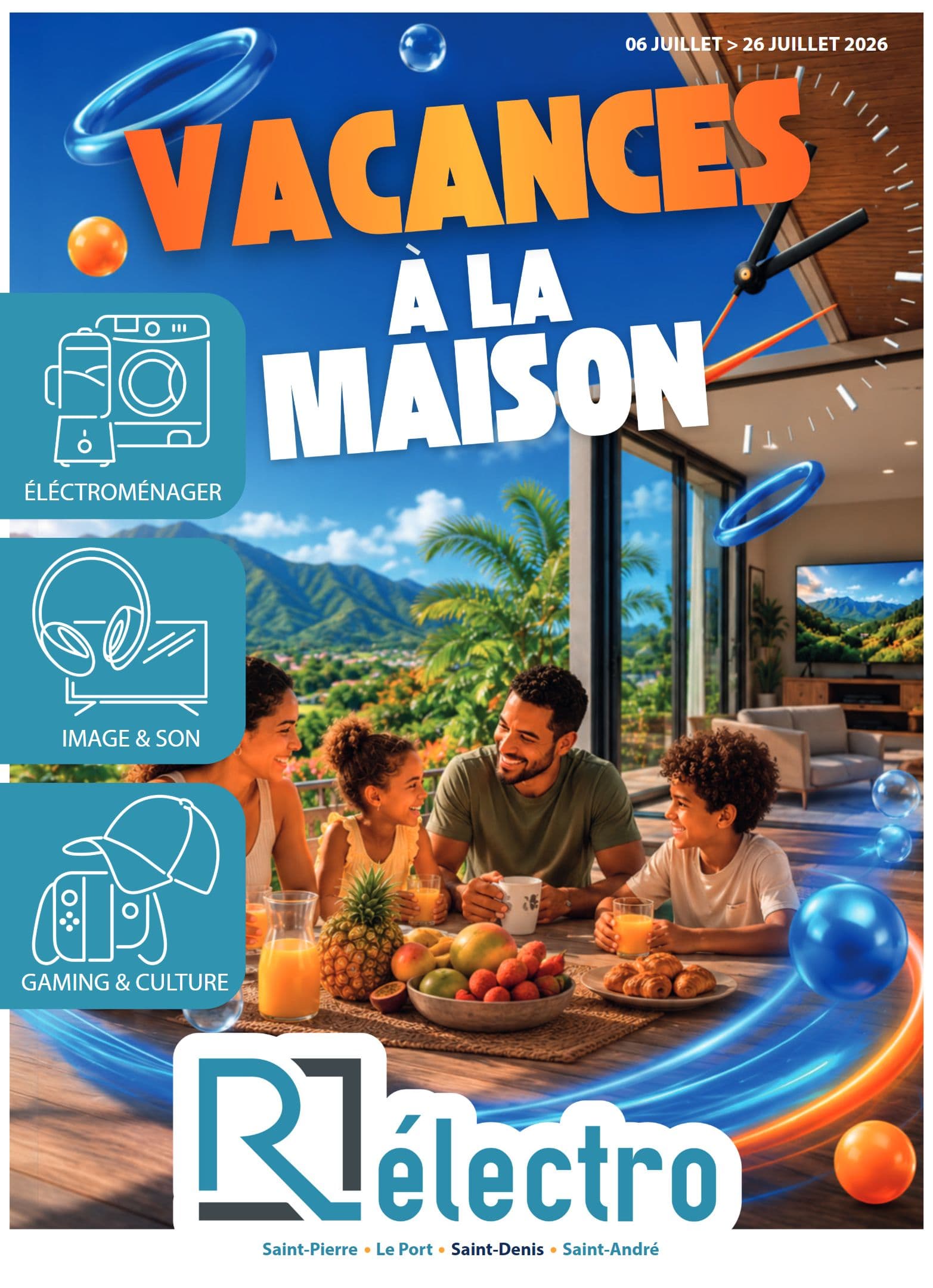 VACANCES À LA MAISON
