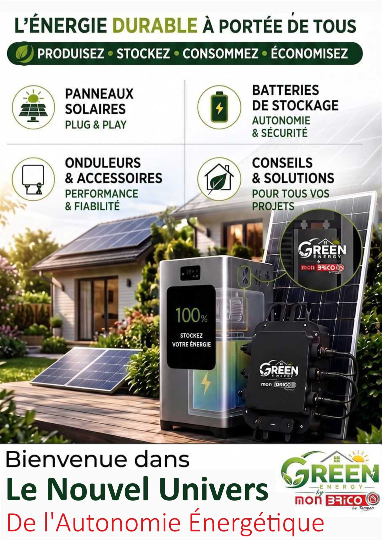 L'ÉNERGIE DURABLE À PORTÉE DE TOUS