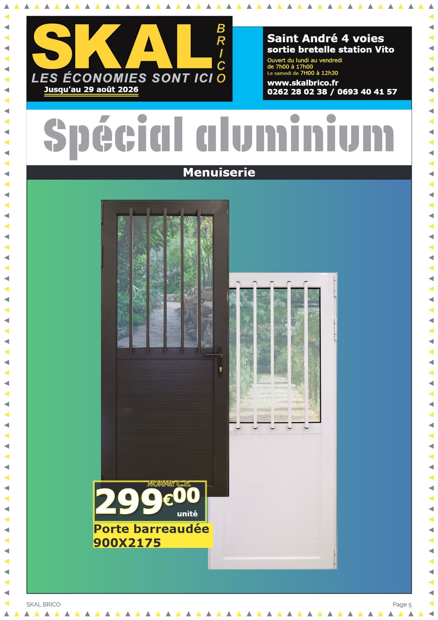 SPÉCIAL ALUMINIUM - PORTE ALUMINIUM