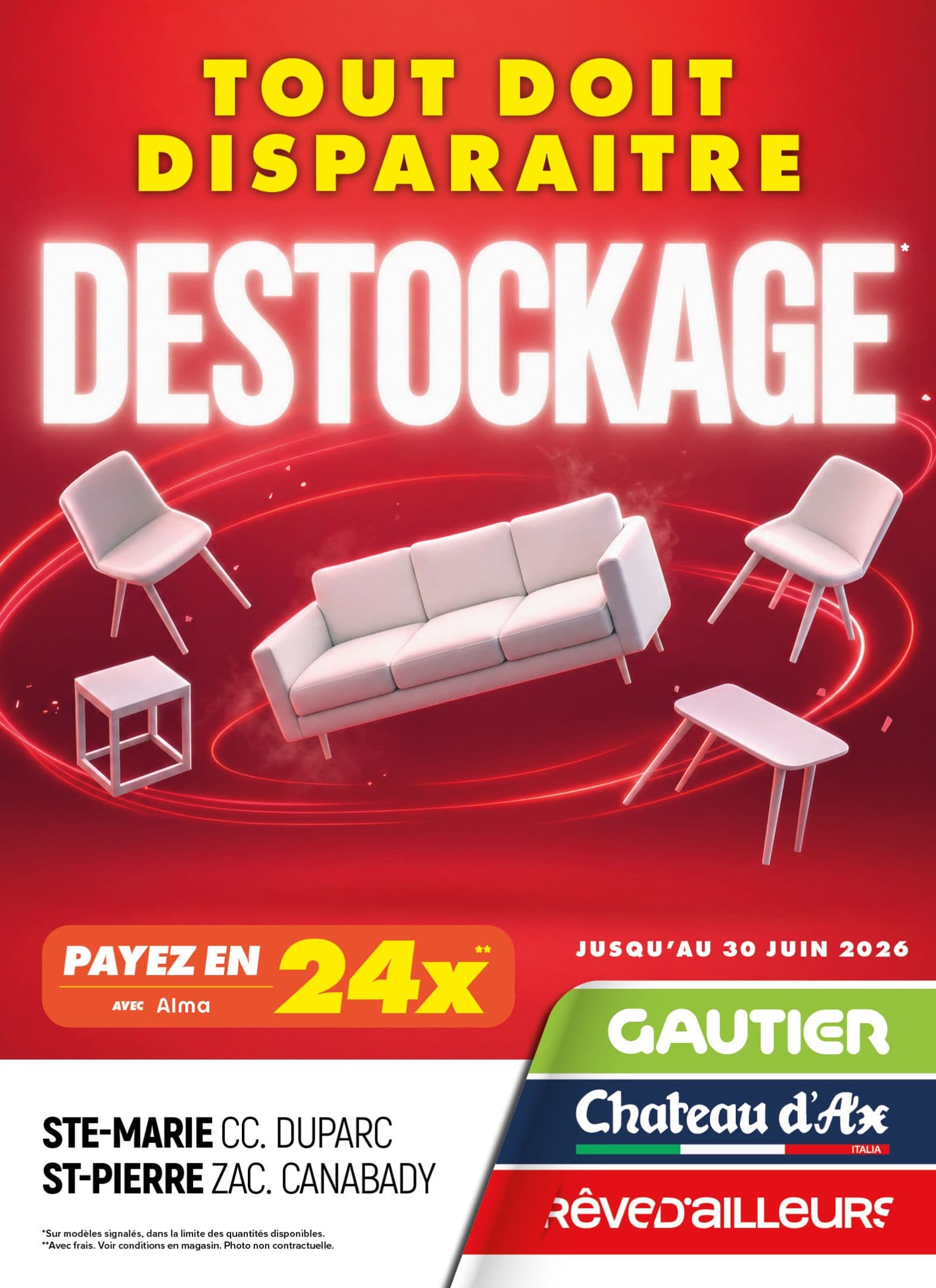 TOUT DOIT DISPARAITRE DESTOCKAGE