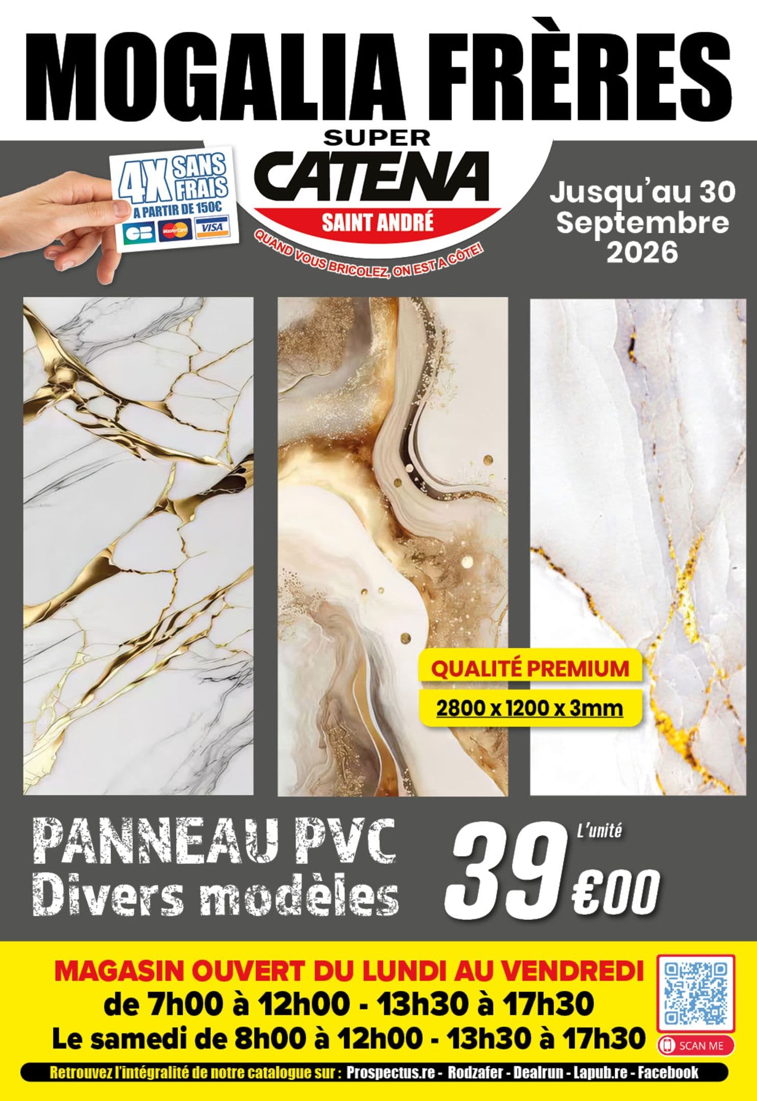 Couverture FLYER 1 - PANNEAU PVC