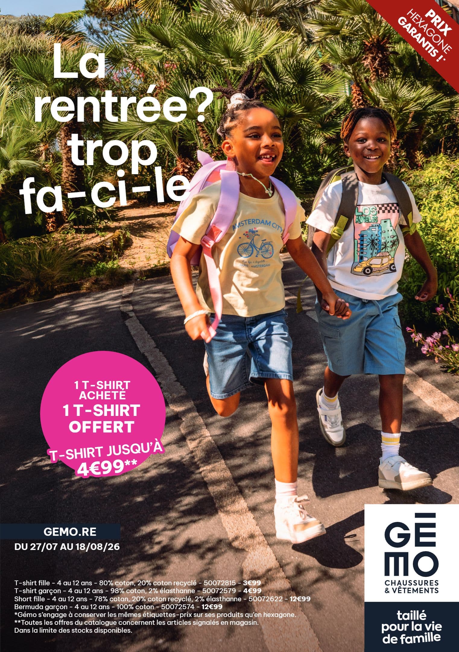 LA RENTRÉE ? TROP FA-CI-LE