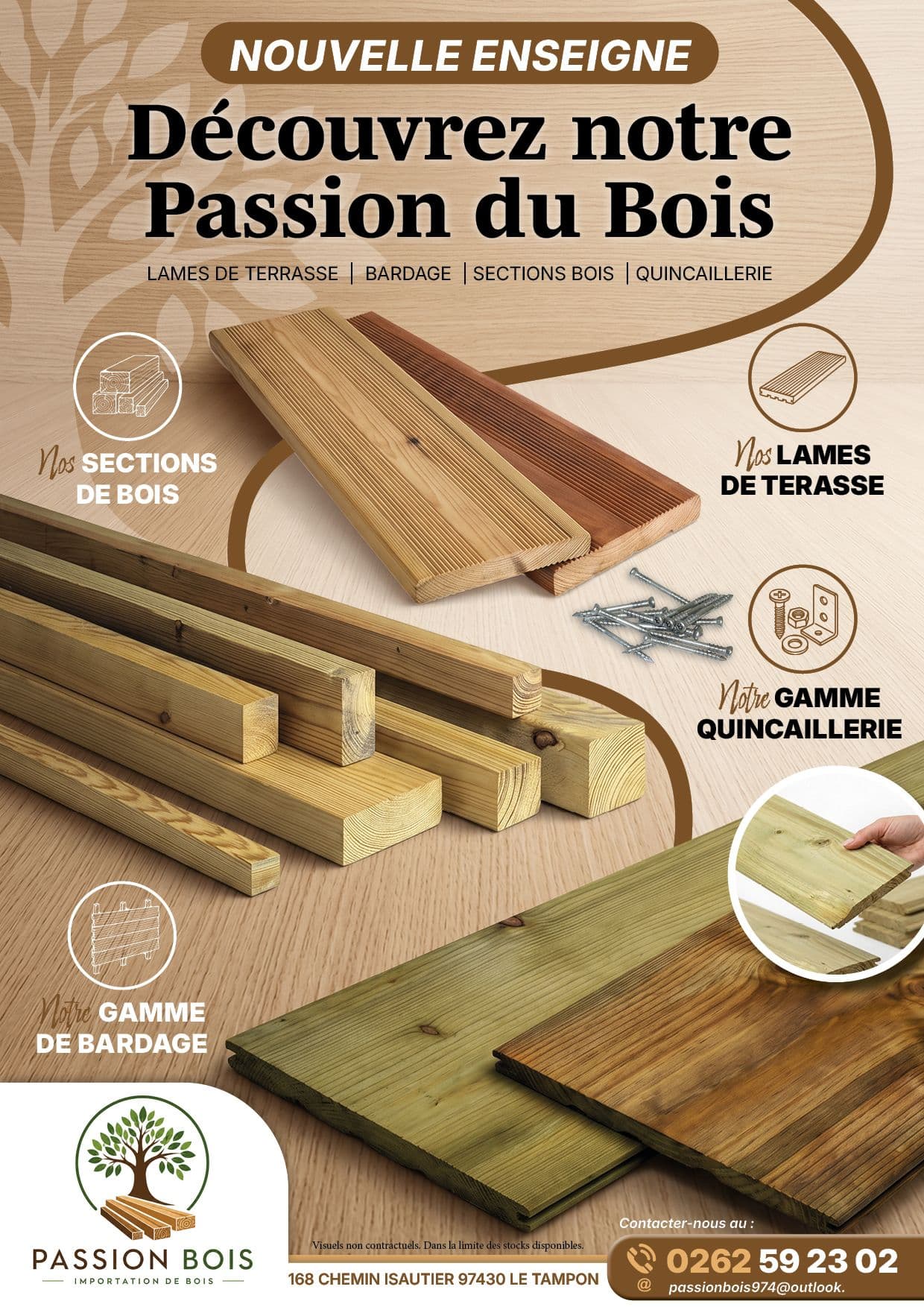 Couverture DÉCOUVREZ NOTRE PASSION DU BOIS