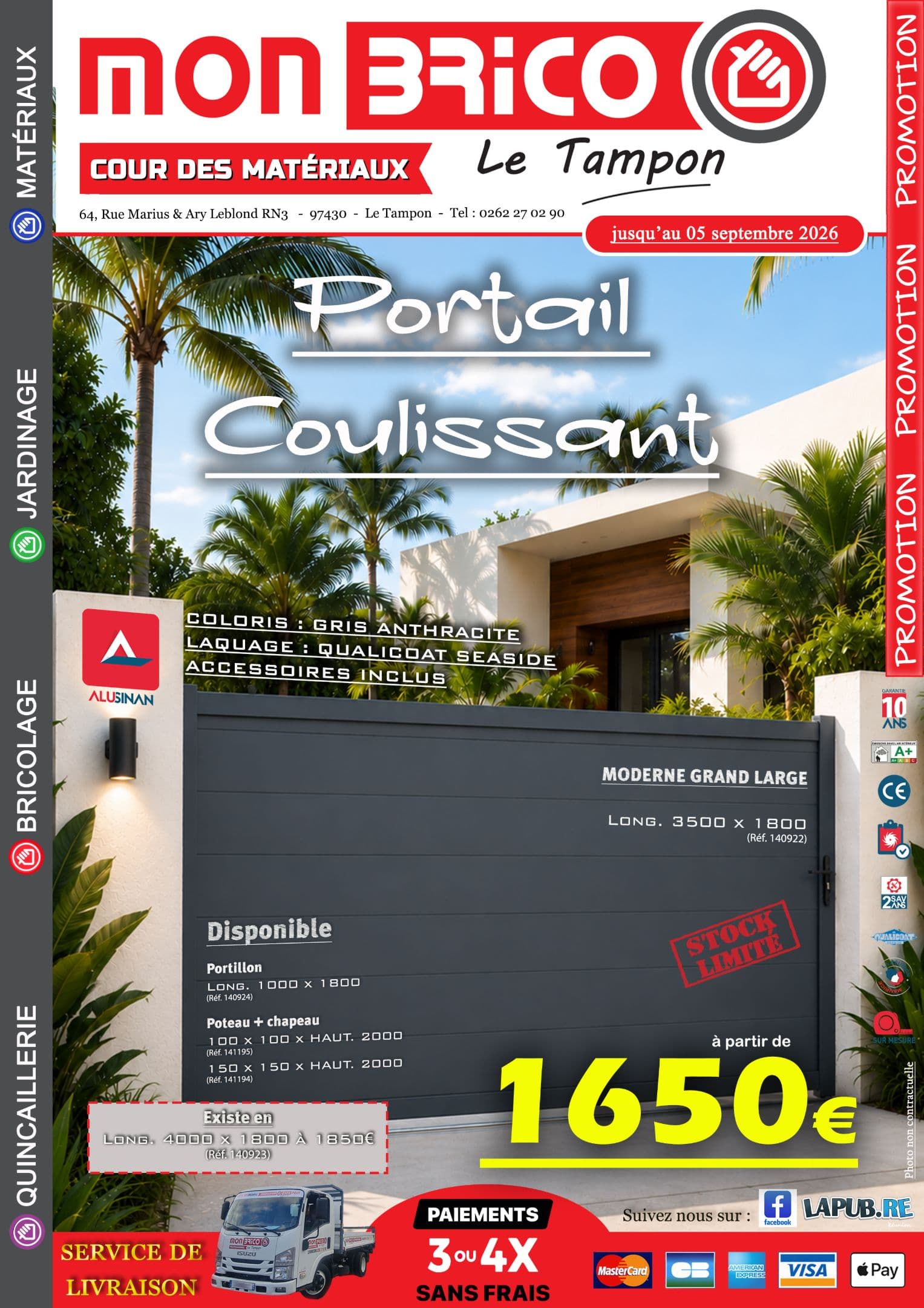Couverture PORTAIL COULISSANT