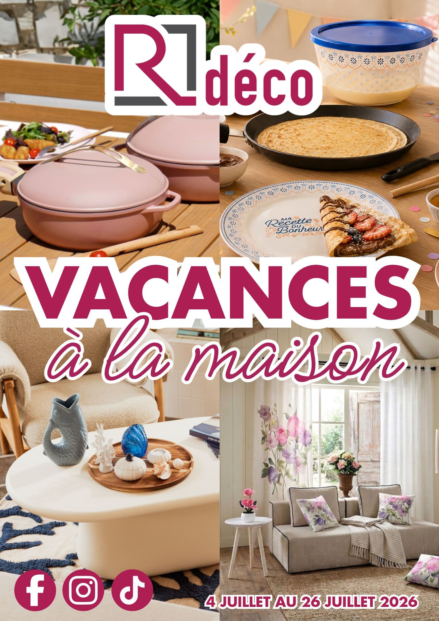 VACANCES À LA MAISON
