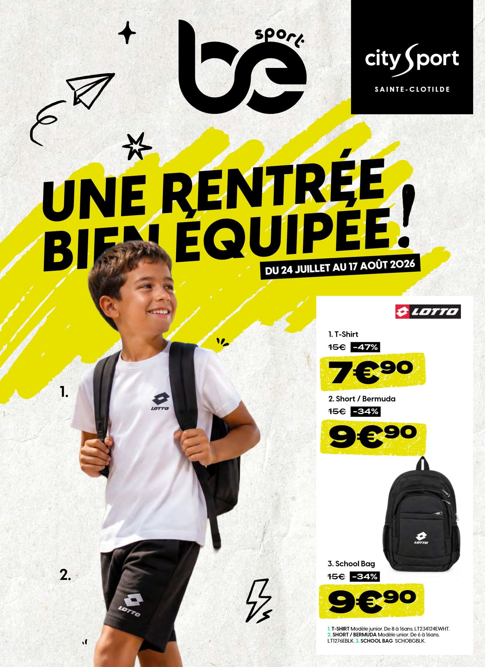 UNE RENTRÉE BIEN ÉQUIPÉE !