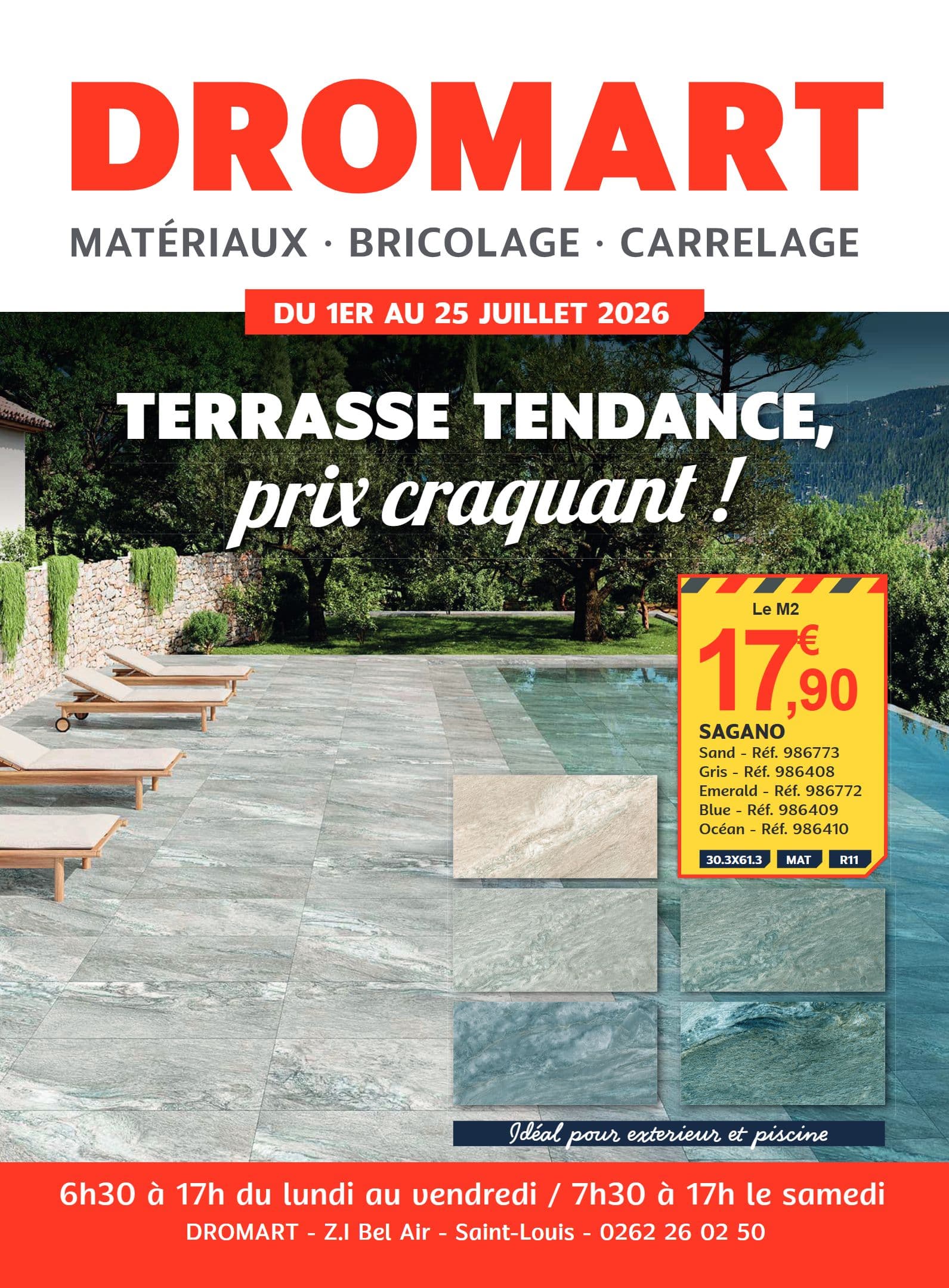 TERRASSE TENDANCE, PRIX CRAQUANT !