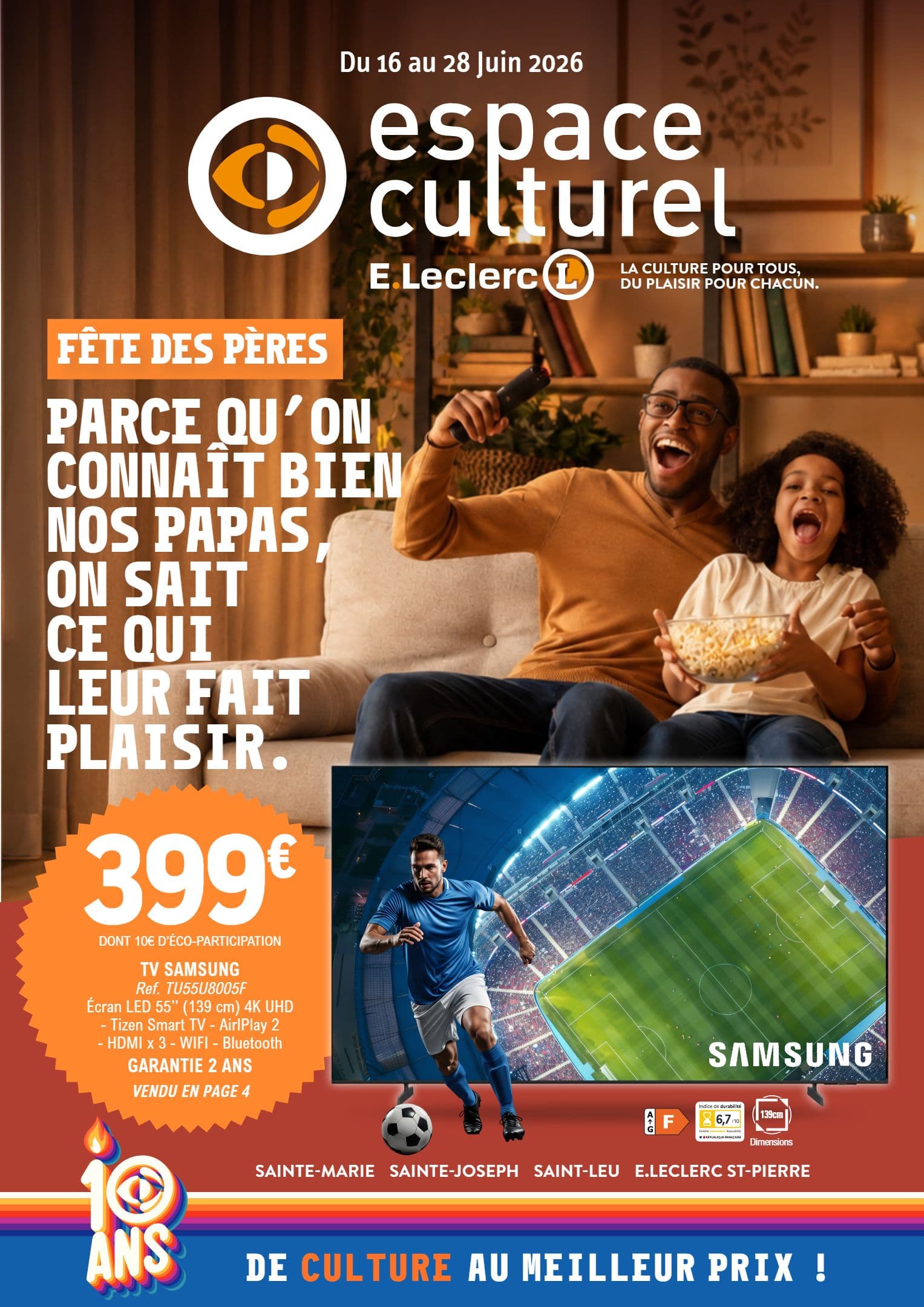 PARCE QU'ON CONNAIT BIEN NOS PAPAS, ON SAIT CE QUI LEUR FAIT PLAISIR
