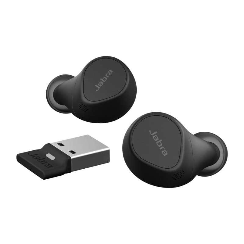 Jabra Evolve2 Buds Casque True Wireless Stereo (TWS) Ecouteurs Appels/Musique Bluetooth Noir - Image 1